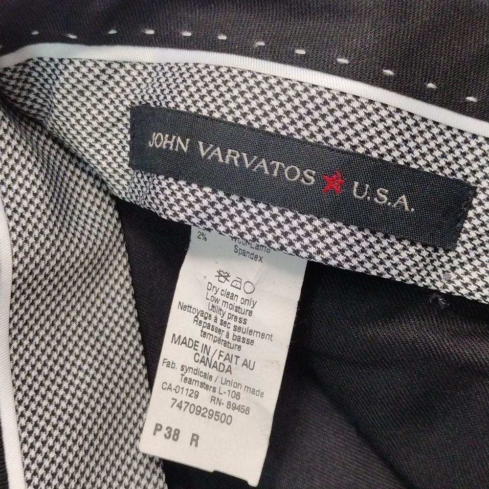 John Varvatos Wool Dark Gray Slacks - Picture 10 of 12